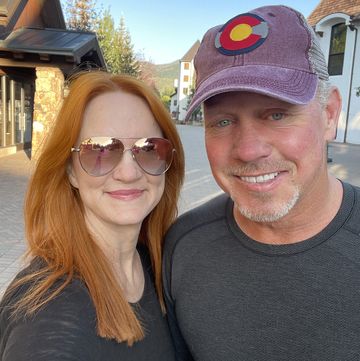 ree drummond and ladd drummond in vail, colorado